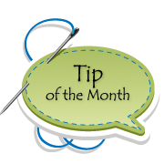 Tip of the Month from HeartSong Quilts